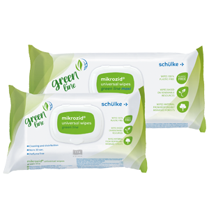 mikrozid® universal wipes green line